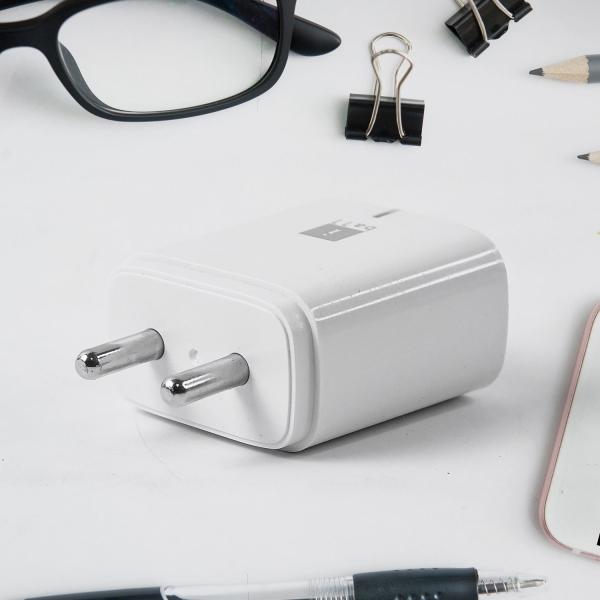 iBall Dual USB Wall Charger 5V/3.1A igh-Speed Dual Port Fast Charging Adapte (1 Pc)