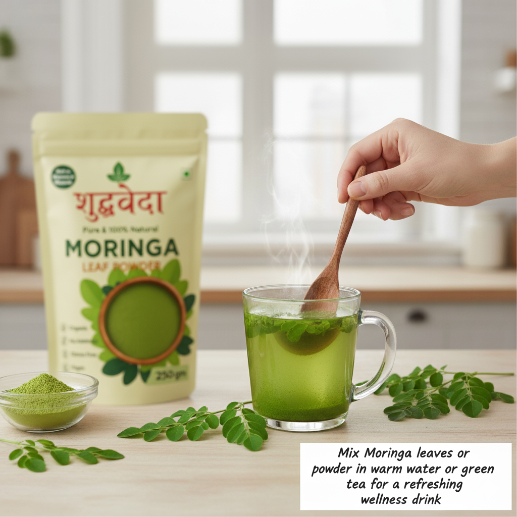 Shudhveda Organic Moringa Powder: The Ultimate Superfood for Daily Wellness