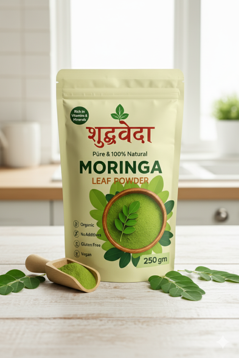 Shudhveda Organic Moringa Powder: The Ultimate Superfood for Daily Wellness